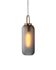 Sculptural Frosted Glass Pendant Lamp