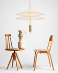 Sculptural Floating Pendant Lamp