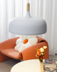 Wood Accent Cloud Pendant Lamp