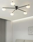 Floating Arm Globe Ceiling Lamp