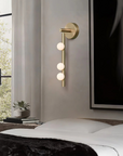 Vertical Globe Wall Lamp