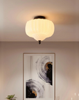 Vintage-Style Glass Ceiling Lamp
