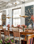 Copper & Chrome Pendant Lamp