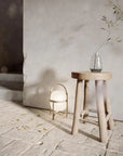 Portable Wooden Table Lamp