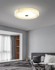 Full Copper & Marble Ceiling Lamp