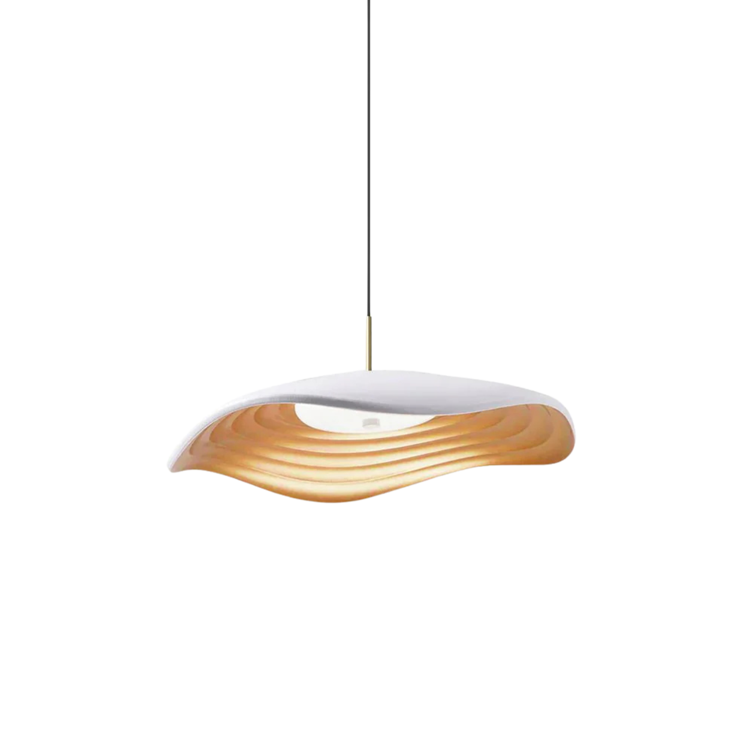 Sculptural Wave Pendant Lamp