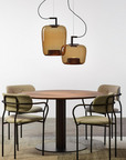 Twin Dome Pendant Lamp