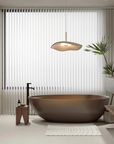 Sculptural Wave Pendant Lamp