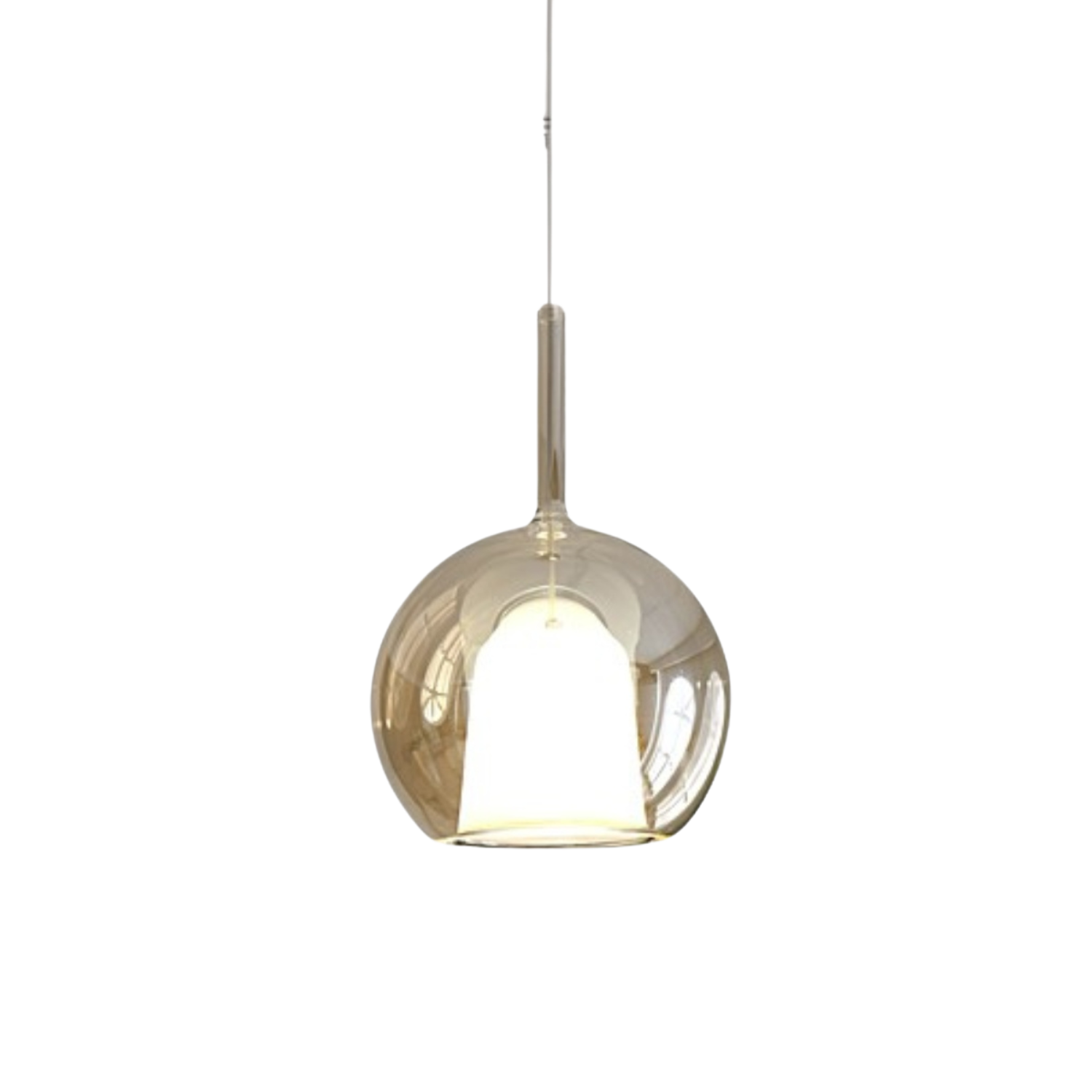 Rounded Glass Pendant Lamp