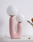 Resin & Glass Table Lamp