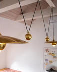 Copper & Chrome Pendant Lamp