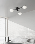 Floating Arm Globe Ceiling Lamp