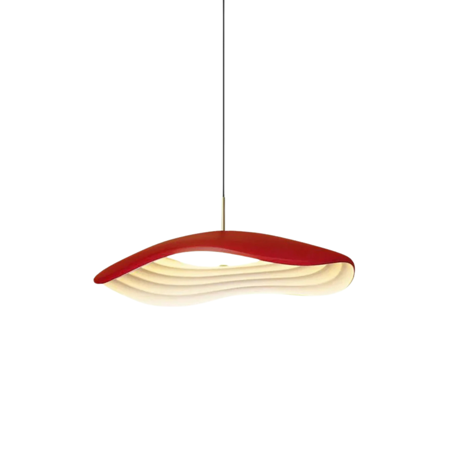 Sculptural Wave Pendant Lamp