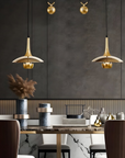 Copper & Chrome Pendant Lamp