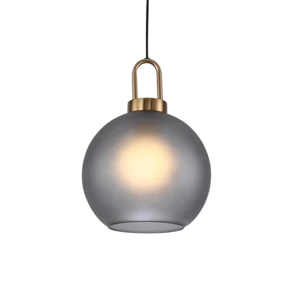 Hand-Blown Glass Pendant Lamp