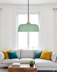 Wood Accent Cloud Pendant Lamp