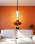 Stacked Glass Pendant Lamp