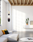 Beaded Glass Pendant Lamp