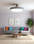 Scandinavian-Japandi Flush Ceiling Lamp