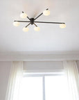 Floating Arm Globe Ceiling Lamp