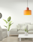 Curved Sculptural Pendant Lamp