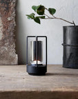 Aluminum & Crystal Wireless Table Lamp