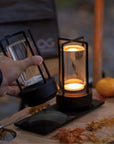 Aluminum & Crystal Wireless Table Lamp