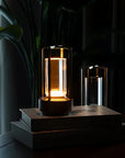 Aluminum & Crystal Wireless Table Lamp