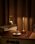 Aluminum & Crystal Wireless Table Lamp