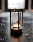 Aluminum & Crystal Wireless Table Lamp
