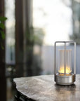 Aluminum & Crystal Wireless Table Lamp