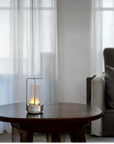 Aluminum & Crystal Wireless Table Lamp