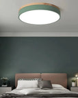 Wood Accent Ceiling Lamp