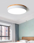 Wood Accent Ceiling Lamp