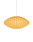 White Draped Pendant Lamp