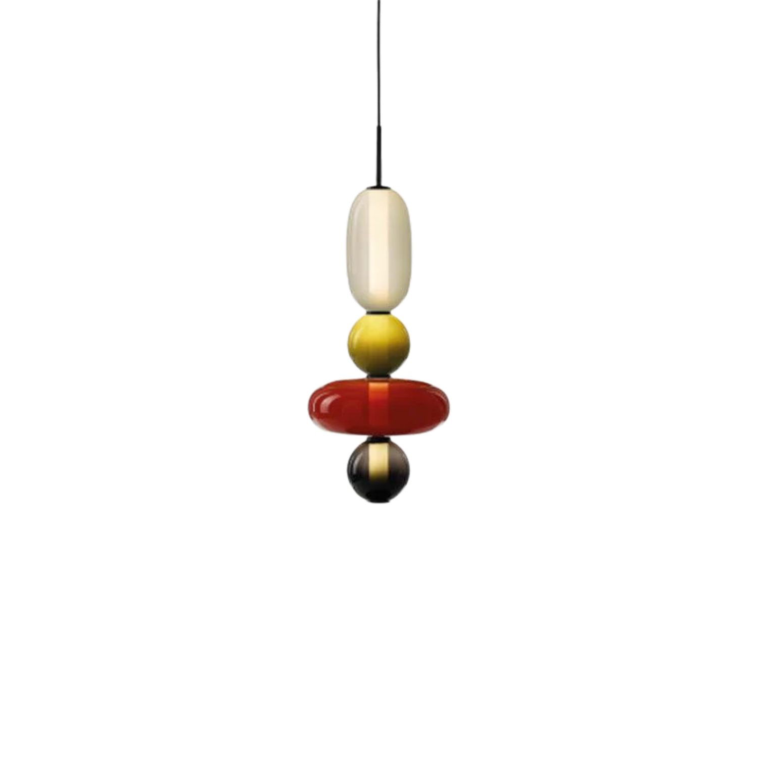 Stacked Glass Pendant Lamp