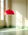 Dome-Shaped Pendant Lamp