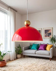 Dome-Shaped Pendant Lamp