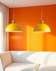 Dome-Shaped Pendant Lamp