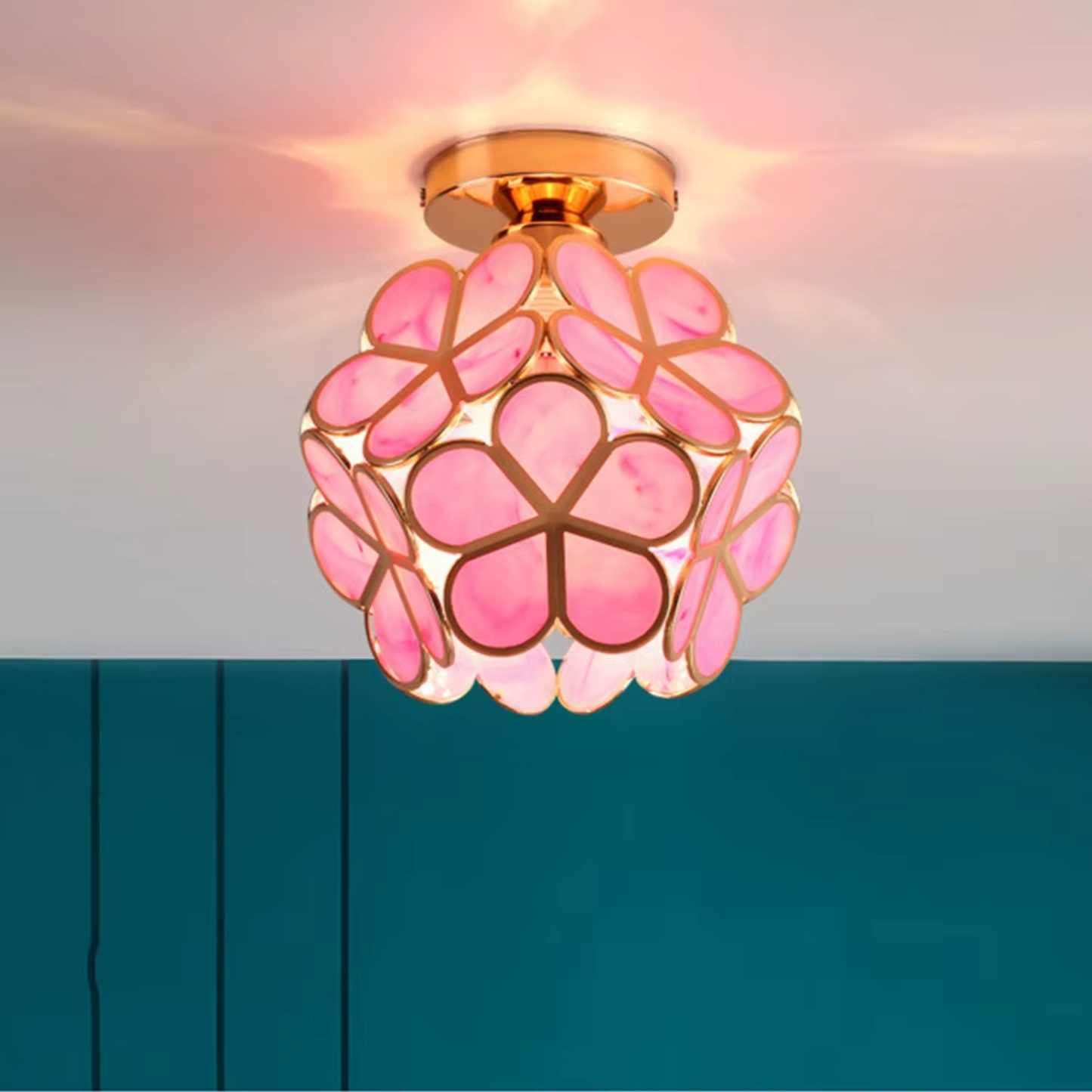 Glass Ceiling Lamp